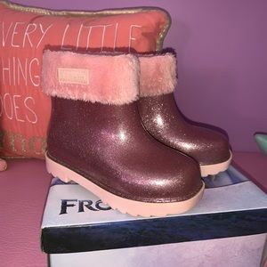 Mini Melissa Shoes | Mini Melissa Glitter Boots Size 9 | Color: Pink | Size: 9g | Bebe_Queen's Closet